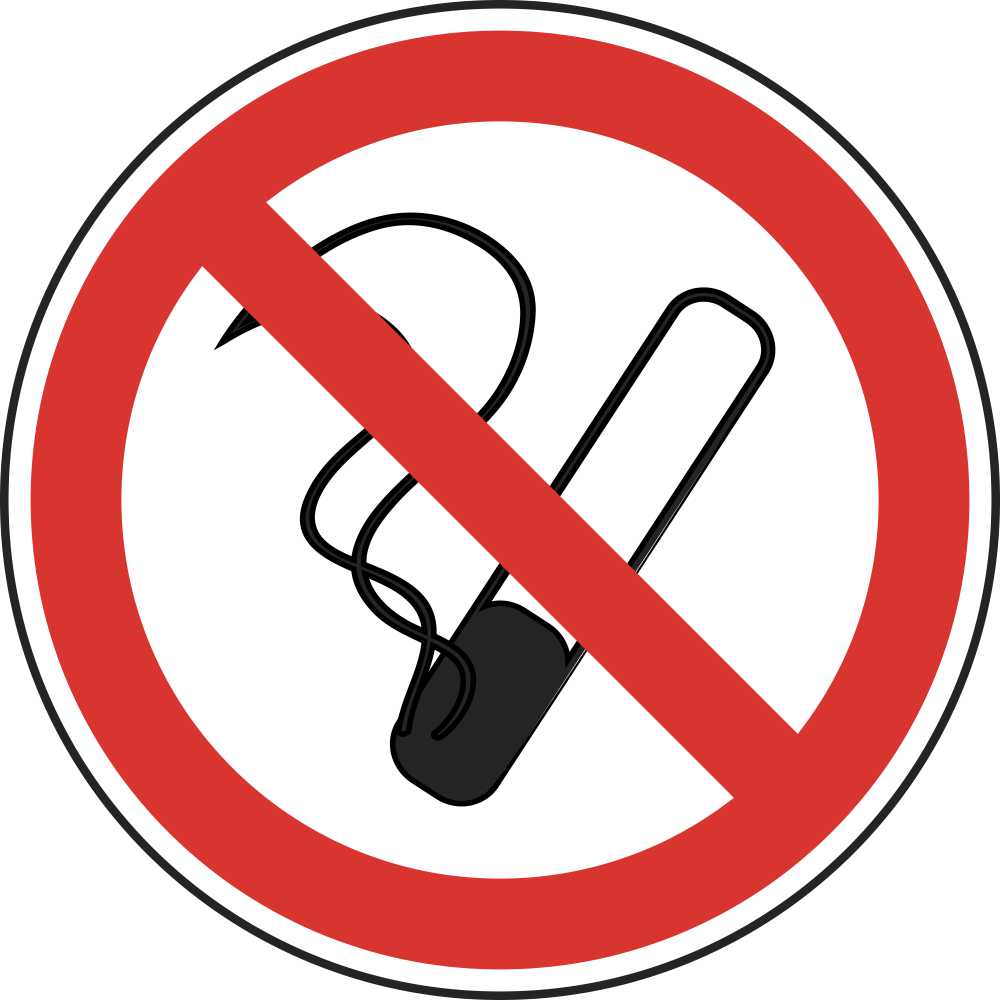 таблички курение запрещено